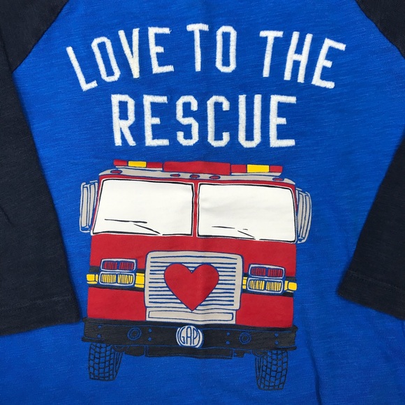 Baby Gap Boys Long Sleeve Tee Shirt Size 2 Years - Picture 2 of 6